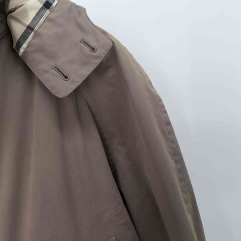 バーバリーロンドン BURBERRY LONDON フード着脱可 ハーフコート 裏地ノバチェック メンズ import:M