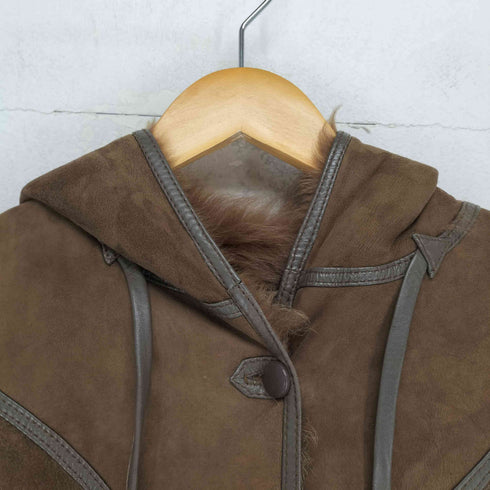 Cosein SPANISH LAMBSKIN 裏ファー ムートンジャケット レディース JPN:11号