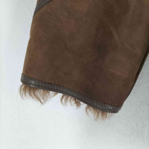 Cosein SPANISH LAMBSKIN 裏ファー ムートンジャケット レディース JPN:11号