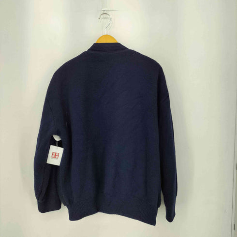 Mani フェイクスエード切替 カーディガン メンズ