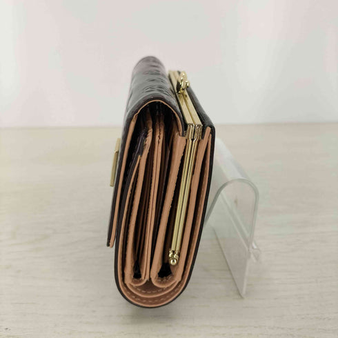 クレイサス CLATHAS エナメル 三つ折り財布 レディース