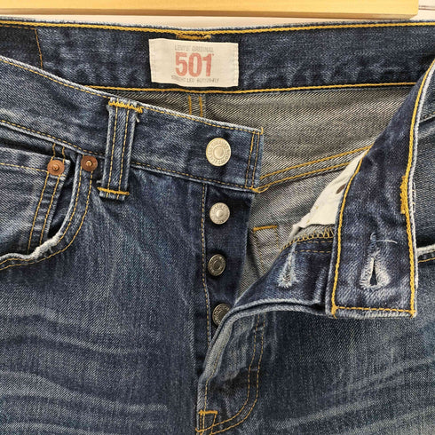 リーバイス Levis 501 ストレートボタンフライデニムパンツ メンズ W31 L32