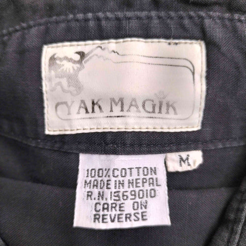 YAK MAGIK 編み込みデザイン L/S シャツ レディース import:M