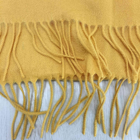 cashmere カシミヤ100% フリンジマフラー レディース