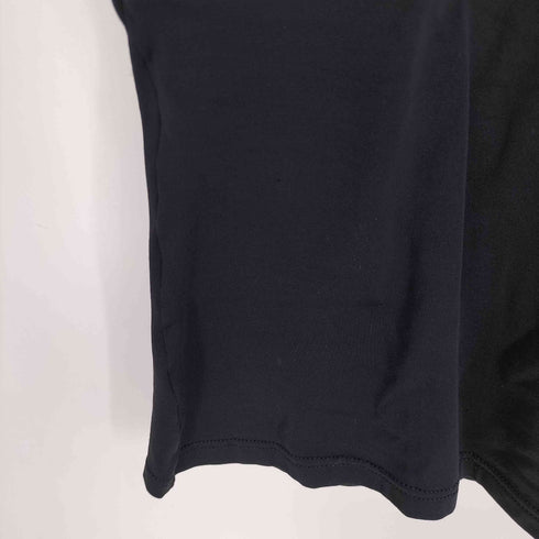 ドルチェアンドガッバーナ DOLCE&GABBANA UNDER WEAR イタリア製 フリル ストレッチ ロゴテープ Uネックカットソー レディース
