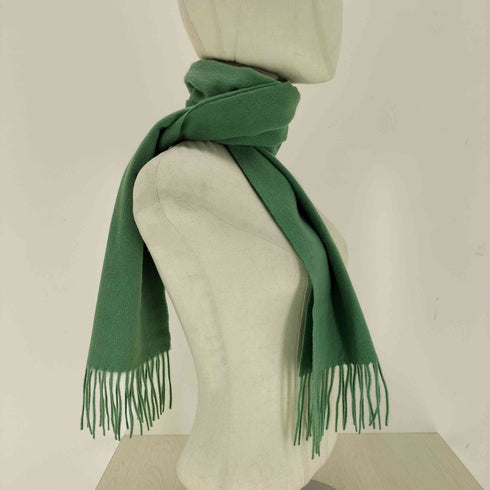 cashmere カシミヤ100% フリンジマフラー レディース