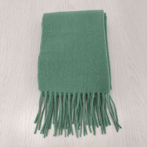 cashmere カシミヤ100% フリンジマフラー レディース