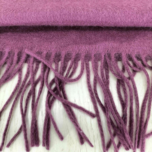 cashmere カシミヤ100% フリンジマフラー レディース