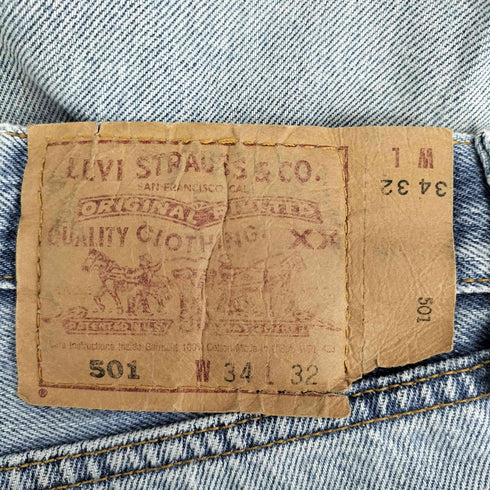 リーバイス Levis USA製 ボタン裏553 501 ボタンフライ メンズ W34