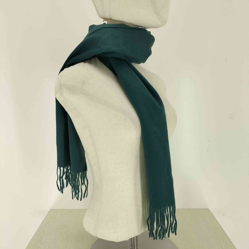 cashmere カシミヤ100% フリンジマフラー レディース
