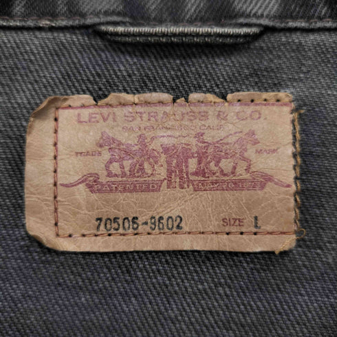リーバイス Levis 70506-9602 ユーロ ブラックデニム メンズ JPN:L