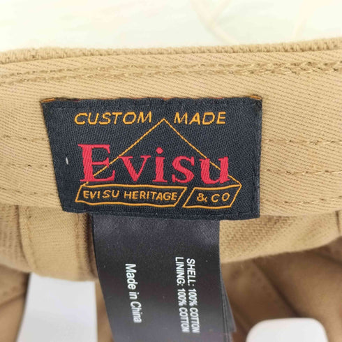 エヴィス EVISU カモメとロゴ刺繍キャップ メンズ 57-58
