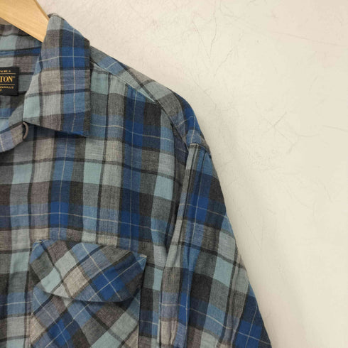 ペンドルトン PENDLETON オープンカラー ボックスシルエット ガーゼコットンシャツ メンズ JPN:M
