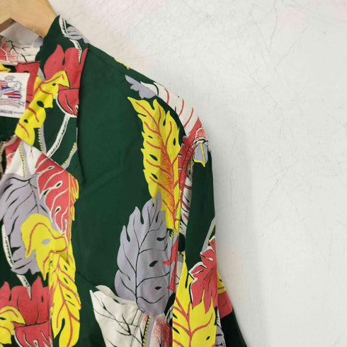 サンサーフ SUN SURF DUKE KAHANAMOKU SPECIAL EDITION RAYON L/S MONSTERA メンズ L 16-16 1/2