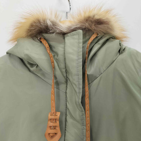ERMANNO SCERVINO エルマンノシェルヴーノ フォックスファー 中綿ジャケット レディース EUR:42