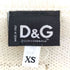 ドルチェアンドガッバーナ DOLCE&GABBANA ITTIERRE イタリア製 ロゴパッチ ウールアクリル クルーネックニット レディース import:XS