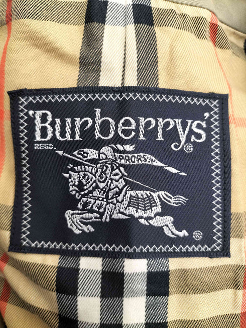 バーバリーズ BURBERRYS 裏地ノバチェック ステンカラーコート メンズ