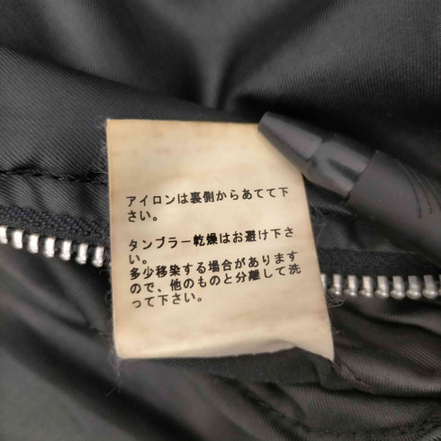 ミハラヤスヒロ MIHARA YASUHIRO 00S 初期タグ メッシュ キルティング 異素材切替 シングルライダース ジャケット メンズ JPN:M