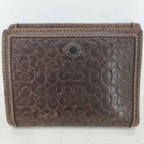 コーチ COACH シグネチャーロゴ 型押し 二つ折り財布 メンズ