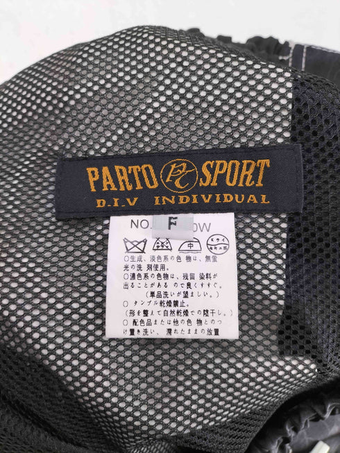 parto div individual 総柄ワイドイージーパンツ メンズ F