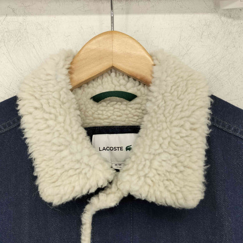 ラコステ LACOSTE ボアライニングデニムジャケット メンズ import:M