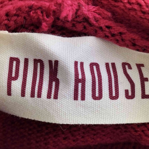 ピンクハウス PINK HOUSE ネームワッペンいっぱいフード付きカーディガン レディース
