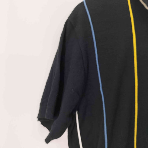 シュプリーム Supreme PINSTRIPE HALF ZIP POLO メンズ import:M