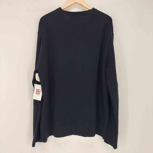 ノーティカ NAUTICA ワンポイント刺繍 クルーネック コットンニット メンズ XL