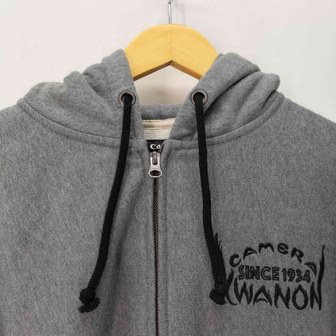 CANON Kwanon 裏地毛 ジップアップ パーカー メンズ import:S