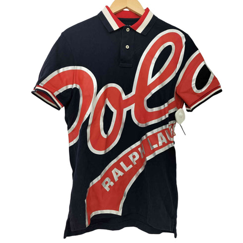 ポロラルフローレン POLO RALPH LAUREN BIG LOGO 鹿の子 ポロシャツ メンズ import:XS