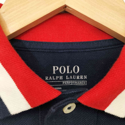 ポロラルフローレン POLO RALPH LAUREN BIG LOGO 鹿の子 ポロシャツ メンズ import:XS