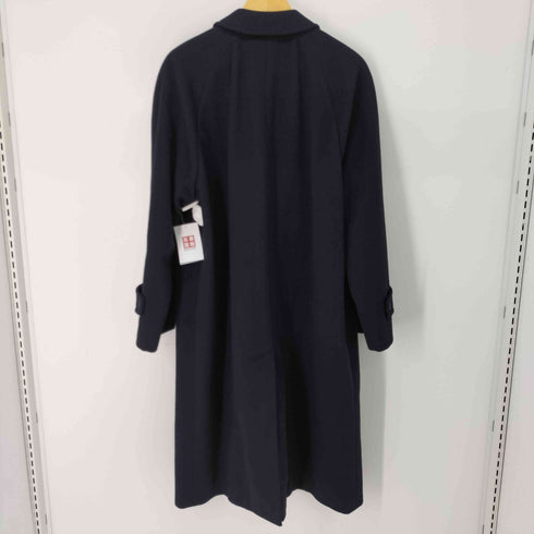 アクアスキュータム AQUASCUTUM イングランド製 ウール100 比翼 ステンカラー コート メンズ UK:38