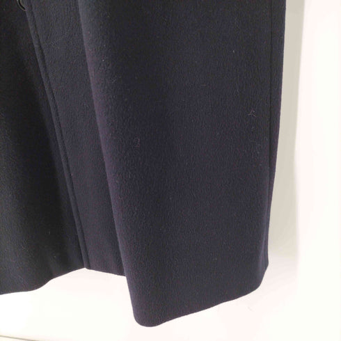 アクアスキュータム AQUASCUTUM イングランド製 ウール100 比翼 ステンカラー コート メンズ UK:38