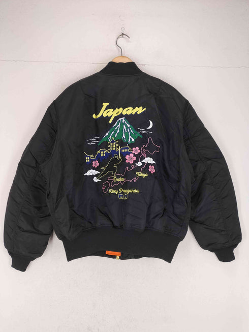 オベイ OBEY WELCOME TO JAPAN 2026 MA-1 メンズ XL