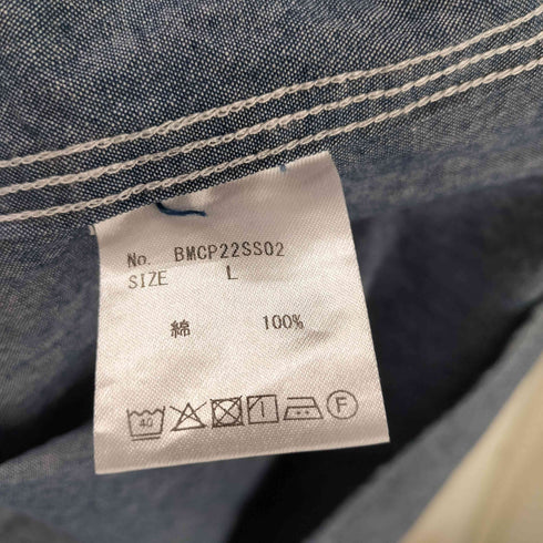 ビッグマック BIG MAC 22SS 復刻 L/S シャンブレー シャツ メンズ import:L
