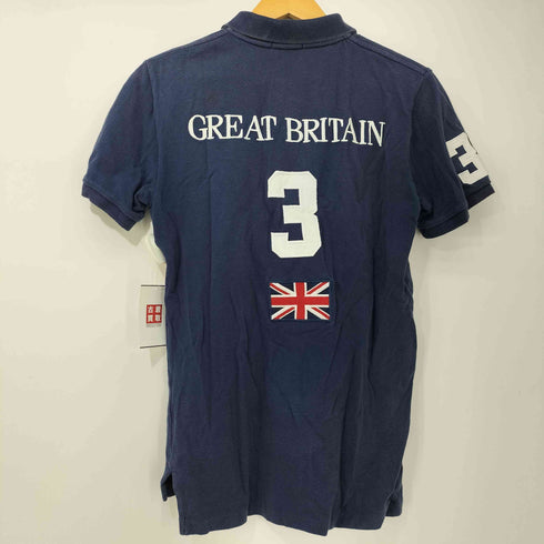ポロバイラルフローレン Polo by RALPH LAUREN ビッグポニー刺繍 GREAT BRITAIN ユニオンジャック ポロシャツ メンズ 160