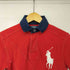 ポロバイラルフローレン Polo by RALPH LAUREN ビッグポニー刺繍 バイカラー 鹿の子 ポロシャツ メンズ import:XS