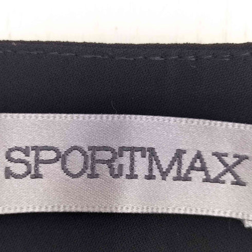 スポーツマックス SPORTMAX イタリア製 2タック ワイドスラックs レディース JPN:36