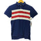 ポロラルフローレン POLO RALPH LAUREN CUSTOM FIT ポニー刺繍 マルチカラー ボーダー ポロシャツ メンズ import:XS