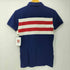 ポロラルフローレン POLO RALPH LAUREN CUSTOM FIT ポニー刺繍 マルチカラー ボーダー ポロシャツ メンズ import:XS