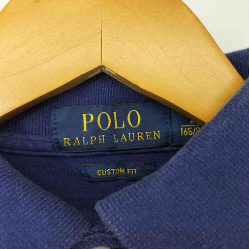 ポロラルフローレン POLO RALPH LAUREN CUSTOM FIT ポニー刺繍 マルチカラー ボーダー ポロシャツ メンズ import:XS
