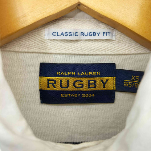 ラグビーラルフローレン Rugby Ralph Lauren CLASSIC RUGBY FIT ボーダー ラガーシャツ メンズ import:XS