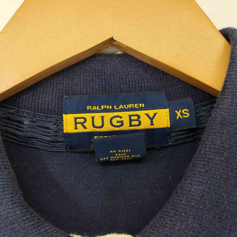 ラグビーラルフローレン Rugby Ralph Lauren ラガーマン 刺繍 鹿の子 ポロシャツ ラガーシャツ メンズ import:XS