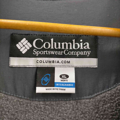 コロンビア Columbia INTERCHANGE ロゴ 刺繍 ナイロン切替 リバーシブル フリース ジャケット メンズ import:XL