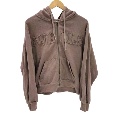 25AW RIKKA FEMME ロゴ ワッペン パーカー ジップアップ フーディー レディース FREE