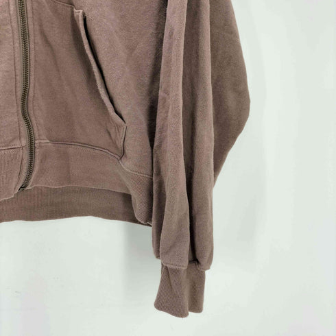 25AW RIKKA FEMME ロゴ ワッペン パーカー ジップアップ フーディー レディース FREE