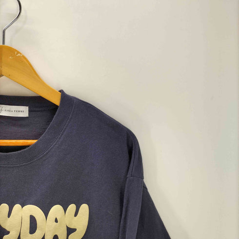 25AW RIKKA FEMME 発泡プリント L/S Tシャツ レディース FREE