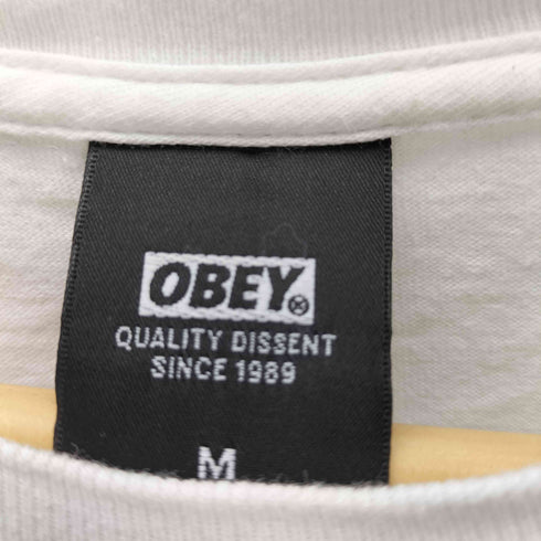 オベイ OBEY ロゴ プリント Tシャツ レディース import:M