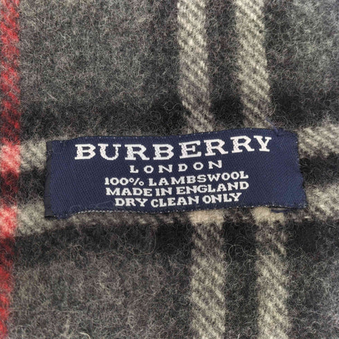 バーバリーロンドン BURBERRY LONDON ウール100% ノバチェックマフラー メンズ