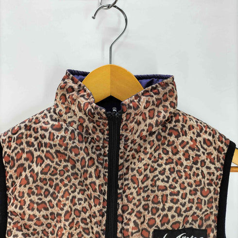 ワイルドシングス WILD THINGS PRIMALOFT プリマロフト レオパード柄 総柄 リバーシブル 中綿 ベスト レディース import:XS